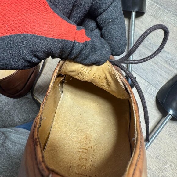 Bed Stu Genoa Brown Leather Lace Up Oxfords Men's Size 9.5 - Picture 5 of 7